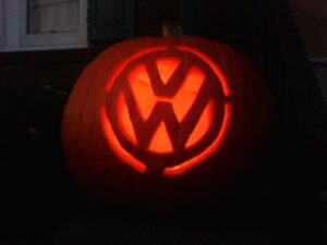 VW Logo Pumpkin