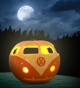 VW campervan pumpkin